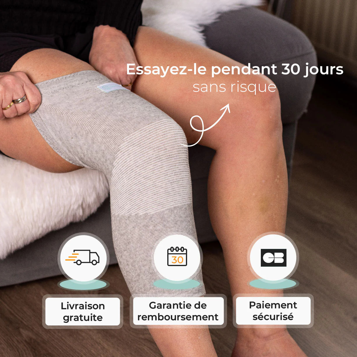 Genouillère de compression Premium